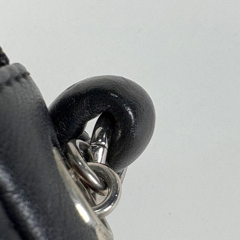 Chanel Cambon Line Shoulder Bag Coco Mark Crossbody Shoulder Bag Leather Black