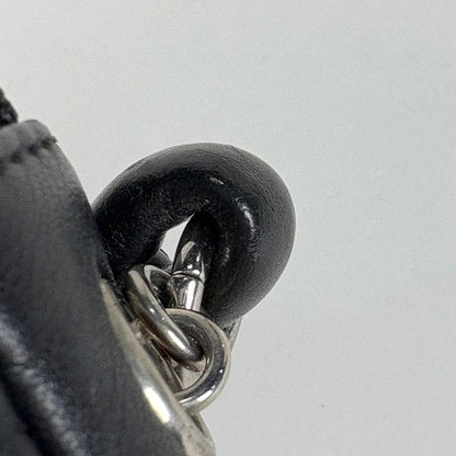 Chanel Cambon Line Shoulder Bag Coco Mark Crossbody Shoulder Bag Leather Black