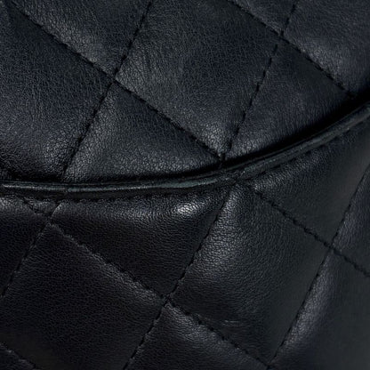 Chanel Cambon Line Shoulder Bag Coco Mark Crossbody Shoulder Bag Leather Black