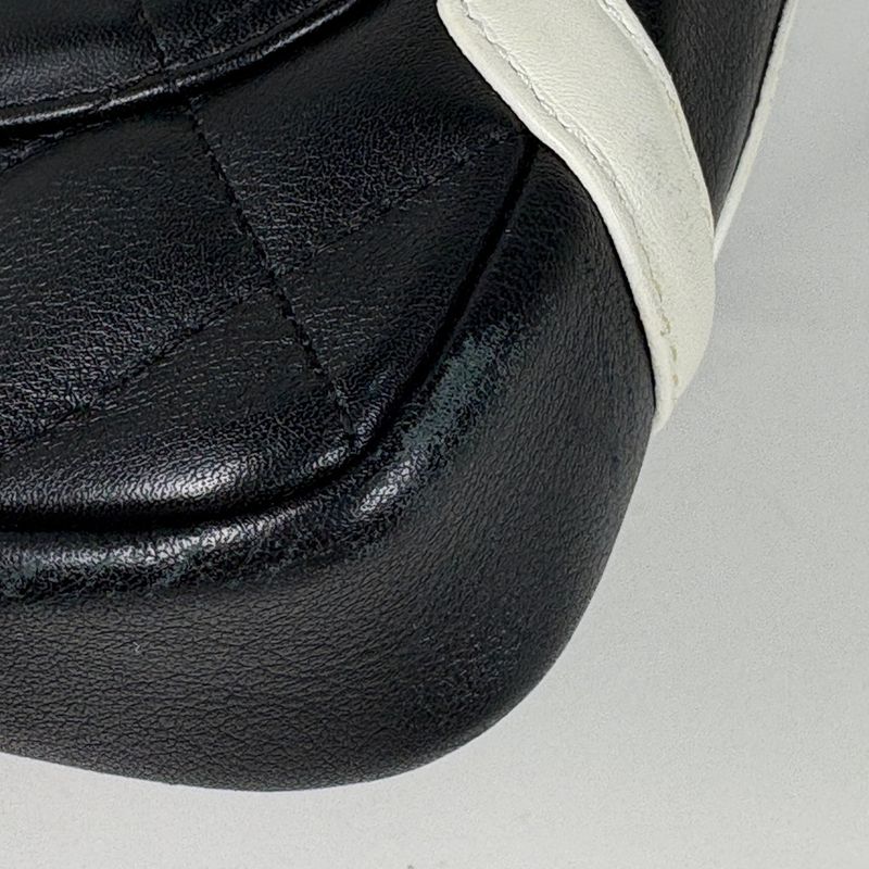 Chanel Cambon Line Shoulder Bag Coco Mark Crossbody Shoulder Bag Leather Black