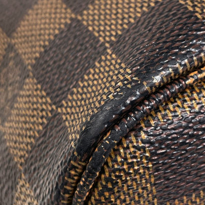 Louis Vuitton Neverfull MM Shoulder Bag Shopping Tote Bag Damier Brown N51105