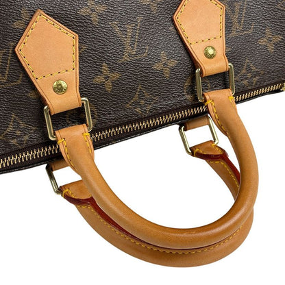 Louis Vuitton Speedy 25 Boston Bag Commuter Handbag Monogram Brown M41528