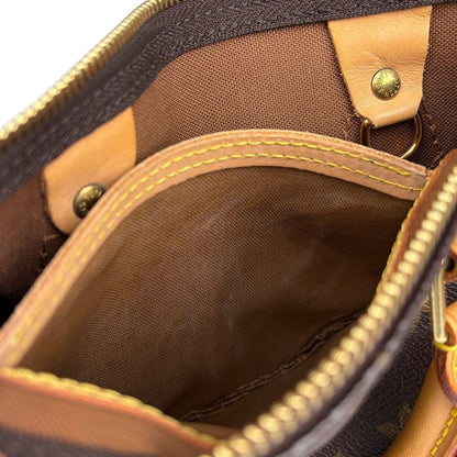 Louis Vuitton Speedy 25 Boston Bag Commuter Handbag Monogram Brown M41528