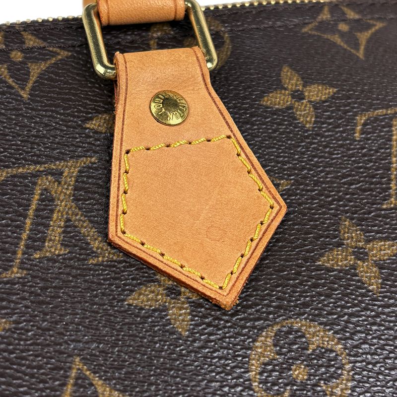 Louis Vuitton Speedy 25 Boston Bag Commuter Handbag Monogram Brown M41528