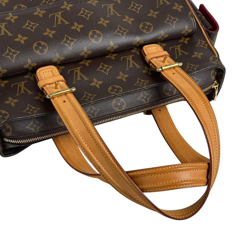 Louis Vuitton Multipuri City Handbag Shoulder Tote Bag Monogram Brown M51162