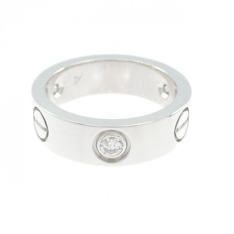 Cartier Love Half Diamond Ring