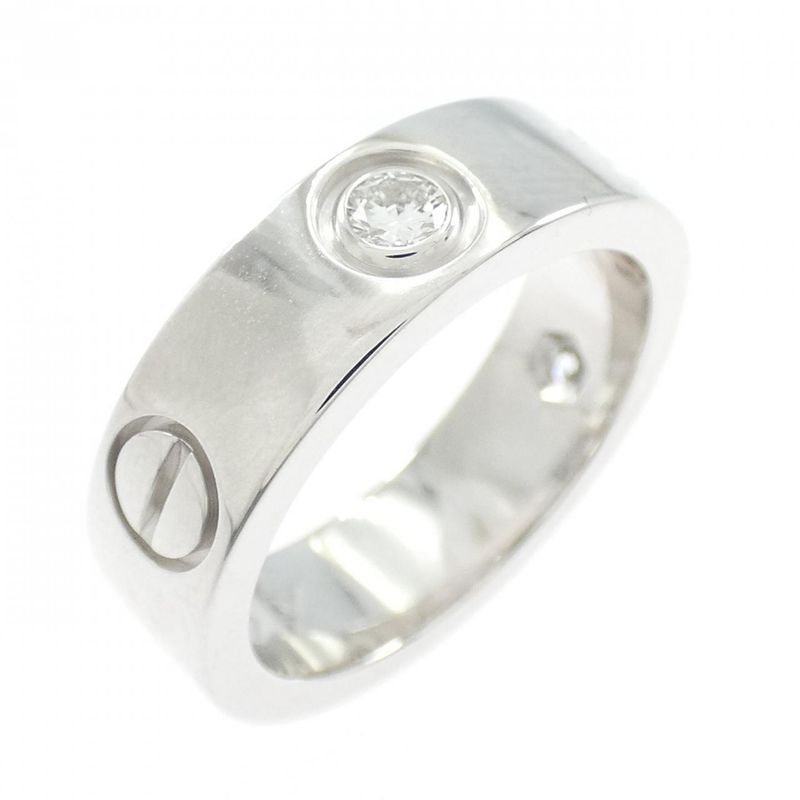 Cartier Love Half Diamond Ring