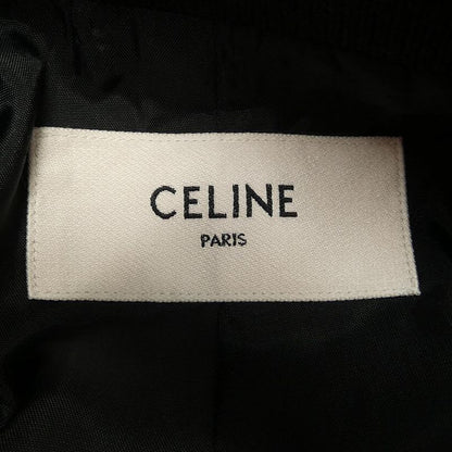 Celine Satin Artist Print Teddy Blouson Jacket 2 V30 H354 Q