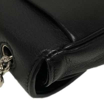 Balenciaga Wallet Everyday 502027 Black X White X Silver Chain Wallet Leather