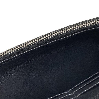 Balenciaga Wallet Everyday 502027 Black X White X Silver Chain Wallet Leather