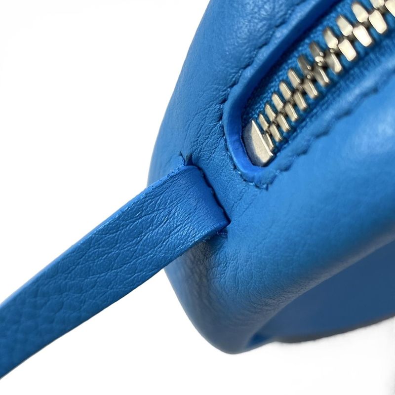 Balenciaga Shoulder Bag Everyday Camera Bag S 489812 Turquoise Blue Leather