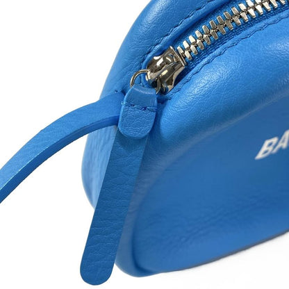 Balenciaga Shoulder Bag Everyday Camera Bag S 489812 Turquoise Blue Leather