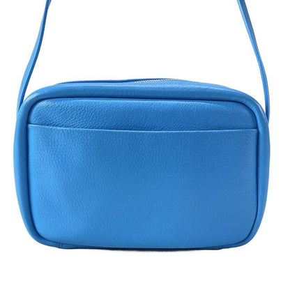 Balenciaga Shoulder Bag Everyday Camera Bag S 489812 Turquoise Blue Leather