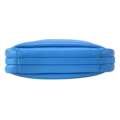 Balenciaga Shoulder Bag Everyday Camera Bag S 489812 Turquoise Blue Leather