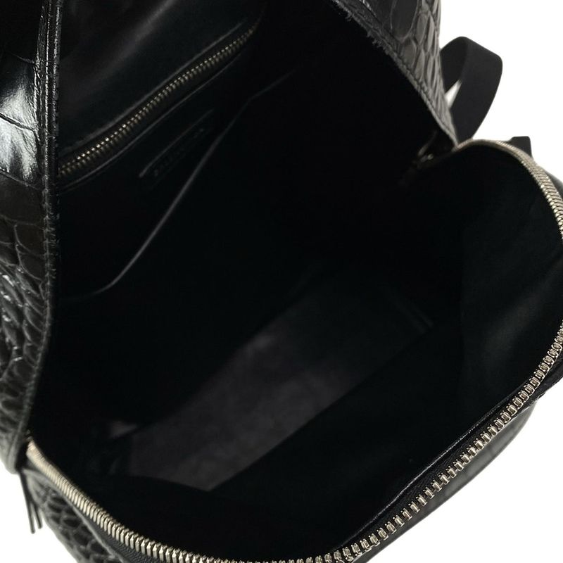 Balenciaga Rucksack Sac Everyday Backpack S 552379 Black Shape Pressed Leather
