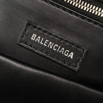 Balenciaga Rucksack Sac Everyday Backpack S 552379 Black Shape Pressed Leather
