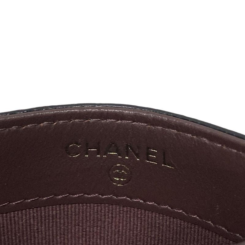 Chanel Card Case Classic Card Case Ap0213 Black Gold Hardware Matelasse Coco