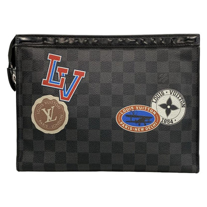 Louis Vuitton Clutch Bag LV League Collection Pochette Voyage MM N64442 Damier