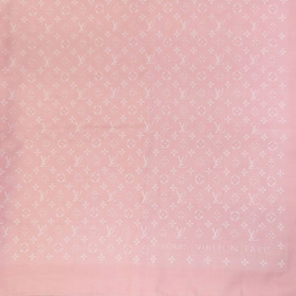 Louis Vuitton M77815 Large Shawl Monogram Shawl Wool Silk Ladies