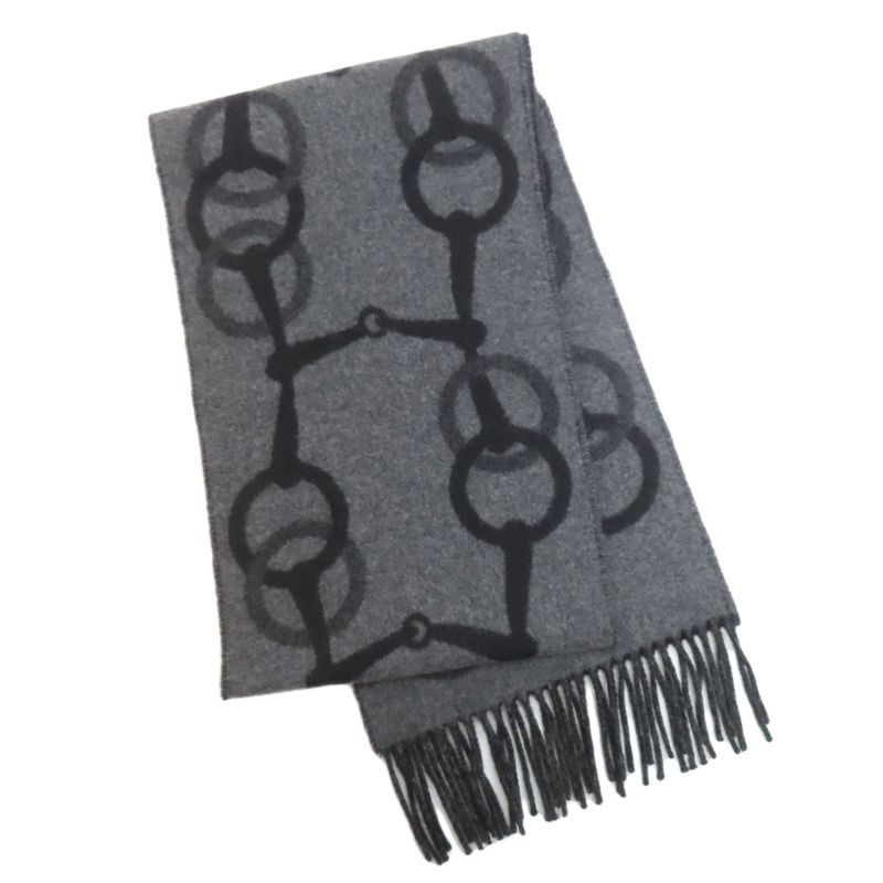 Hermes Any Mall Muffler Cashmere Women's