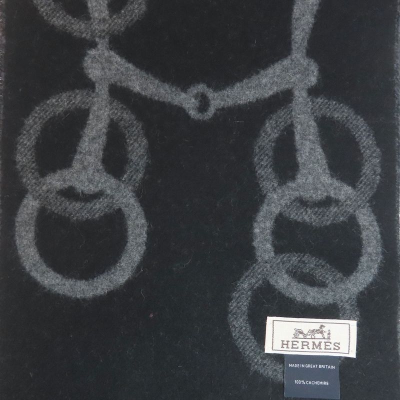 Hermes Any Mall Muffler Cashmere Women's