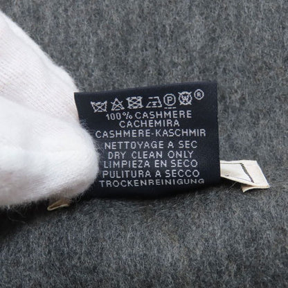 Hermes Logo Scarf Cashmere Ladies