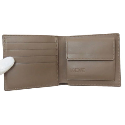 Loewe Anagram Bifold Wallet (with Coin Purse) Leather Women's