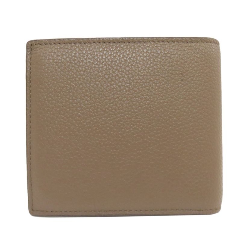 Loewe Anagram Bifold Wallet (with Coin Purse) Leather Women's