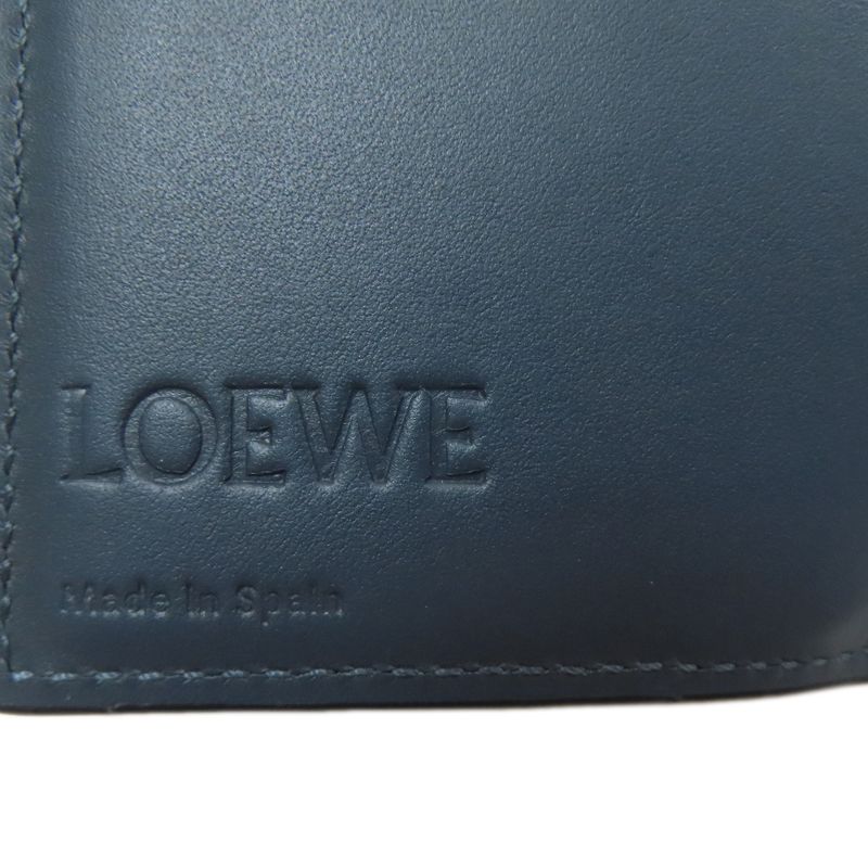 Loewe Compact Wallet Anagram Bifold Wallet (with Coin Purse) Leather Women's