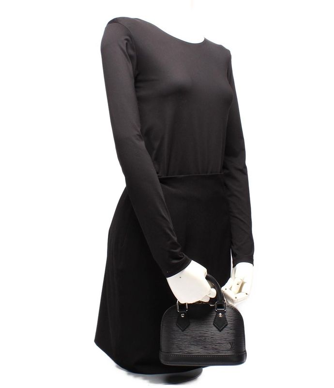 Epi Louis Vuitton Handbag Shoulder Bag Crossbody Nano Alma Epi M81945 Women's