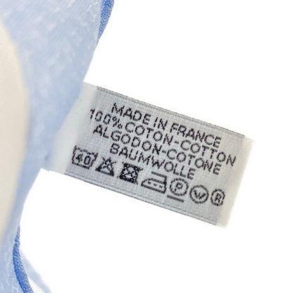 Hermes Handkerchief - Light Blue X White H Pattern