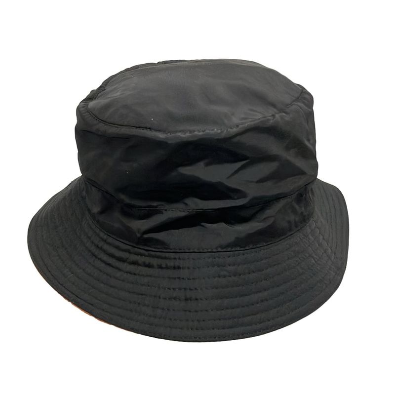 Hermes Hat 58 - Black Bucket Hat