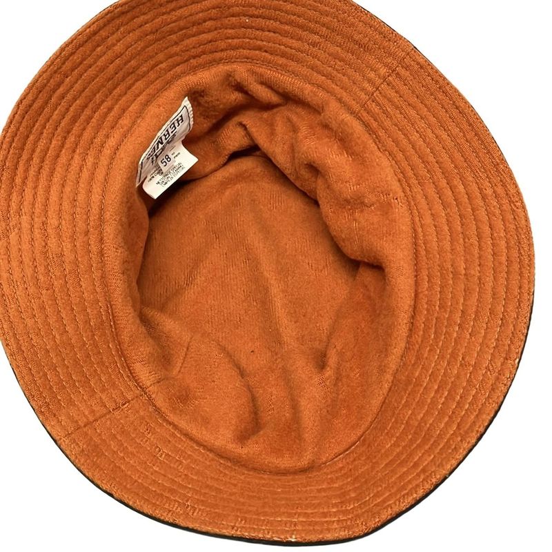 Hermes Hat 58 - Black Bucket Hat