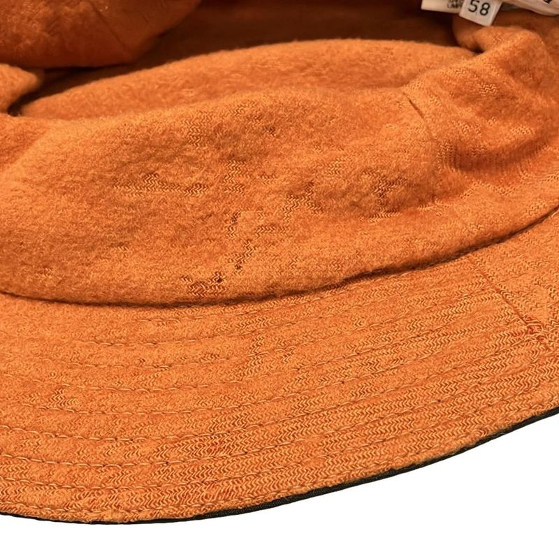 Hermes Hat 58 - Black Bucket Hat