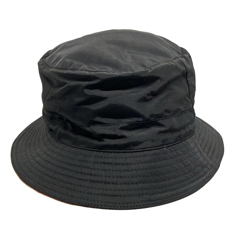 Hermes Hat 58 - Black Bucket Hat