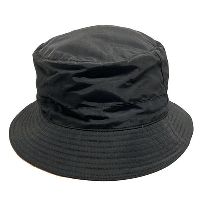 Hermes Hat 58 - Black Bucket Hat