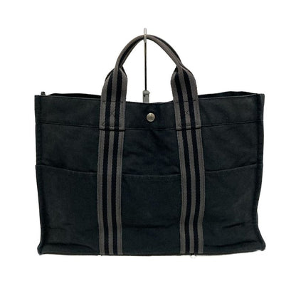 Hermes Tote Bag Fourre Tout Tote MM Black X Gray