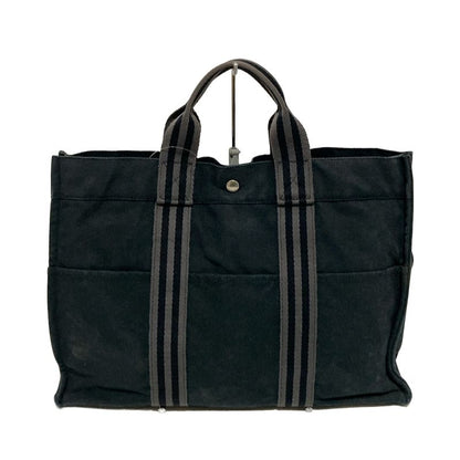 Hermes Tote Bag Fourre Tout Tote MM Black X Gray