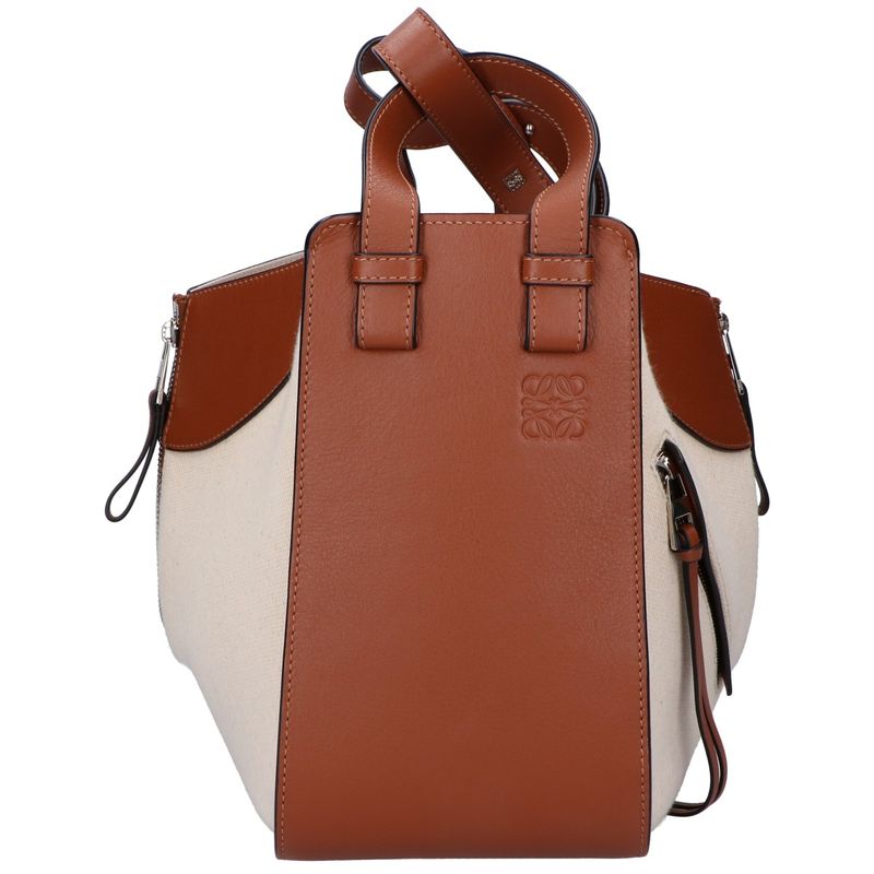 Similar To Loewe A538s35x27 Leather X Canvas Hammock Small 2WAY