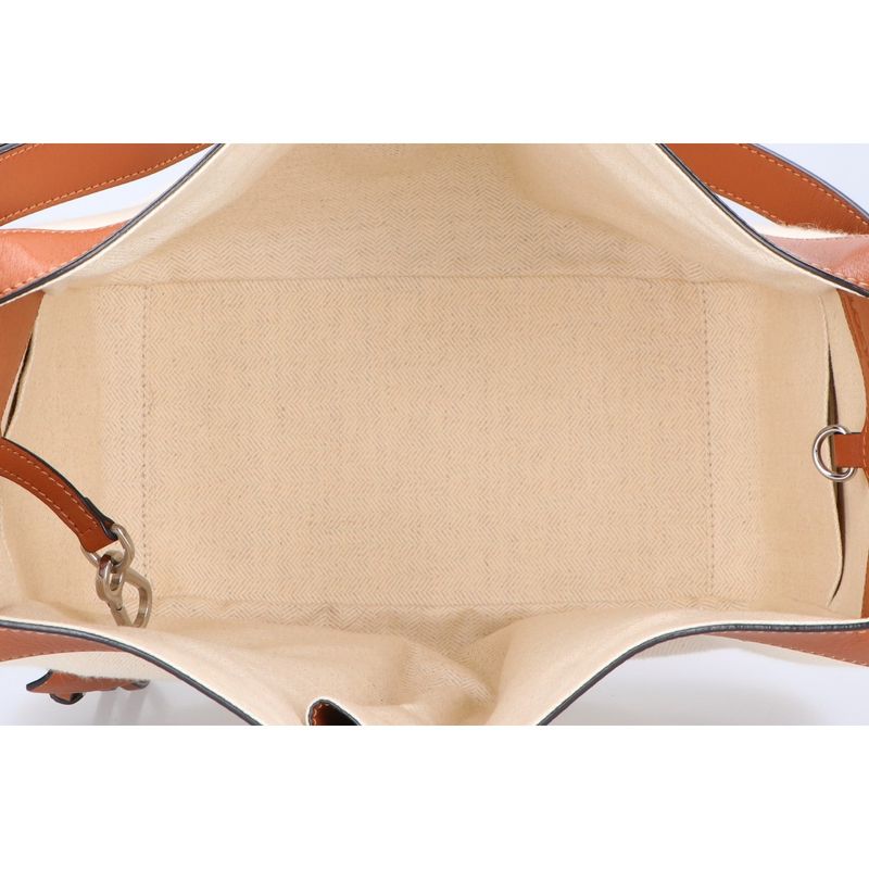 Similar To Loewe A538s35x27 Leather X Canvas Hammock Small 2WAY