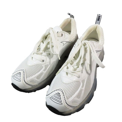Unused Christian Dior Vibe Sneakers Mesh Low Cut Shoes White 39 26cm (10.24in)
