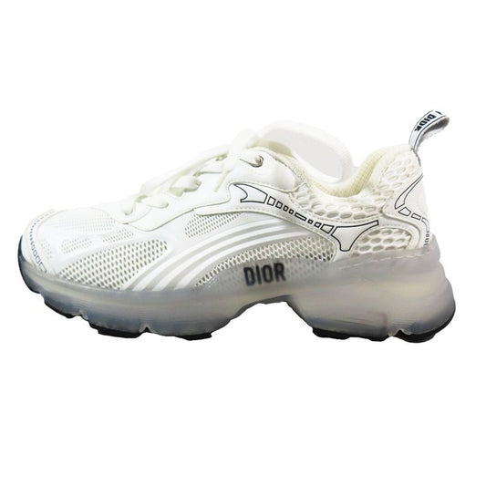 Unused Christian Dior Vibe Sneakers Mesh Low Cut Shoes White 39 26cm (10.24in)