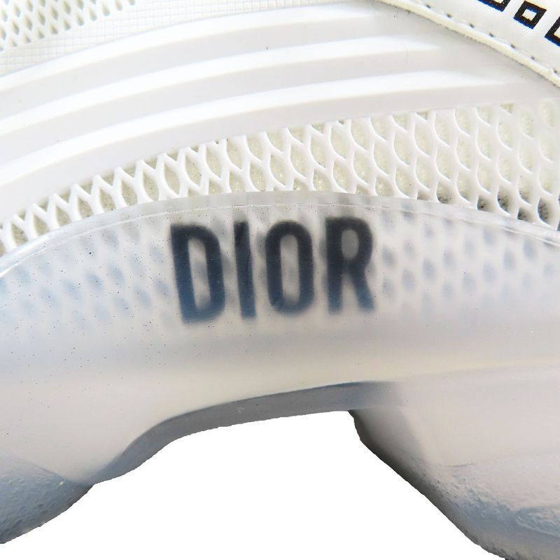 Unused Christian Dior Vibe Sneakers Mesh Low Cut Shoes White 39 26cm (10.24in)