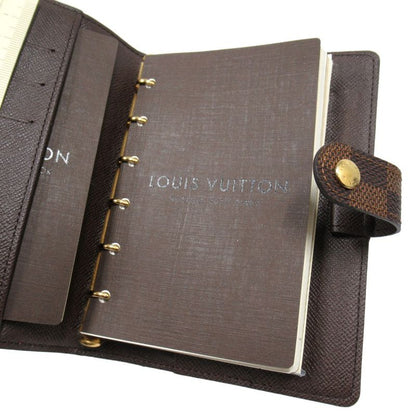 Louis Vuitton Damier Agenda PM Notebook Cabas - Case R20700 Brown Men's Women's
