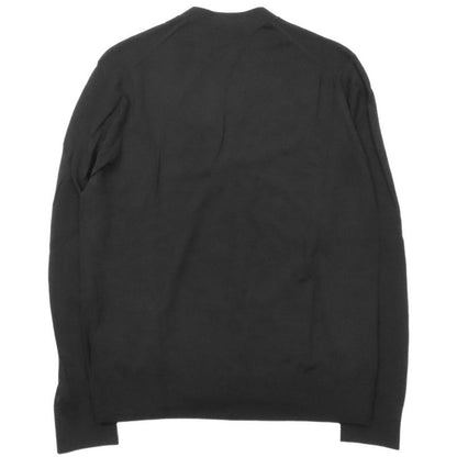 Prada 100% Wool Knit Cardigan Sweater Long Sleeve V Neck High Gauge Light Hand