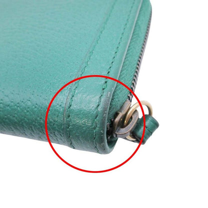 Gucci Double G Logo Bamboo Long Wallet Long Wallet Round Zipper With Coin Purse