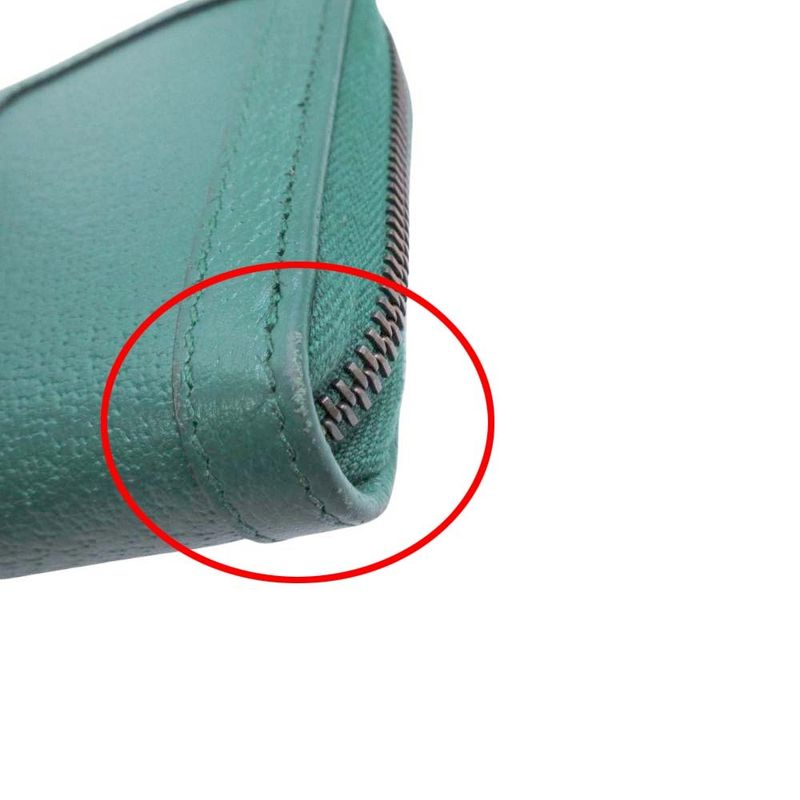 Gucci Double G Logo Bamboo Long Wallet Long Wallet Round Zipper With Coin Purse