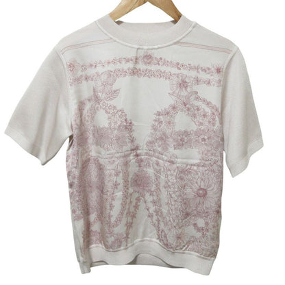 Cleaned 25SS Hermes Twill Reine Brid De Gala En Fleur Knit Cut And Sewn