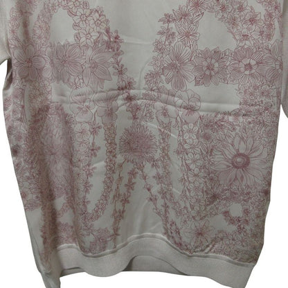 Cleaned 25SS Hermes Twill Reine Brid De Gala En Fleur Knit Cut And Sewn