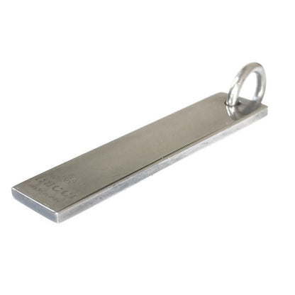 Gucci Bar Necklace Top 925 Silver Men's Women's Used